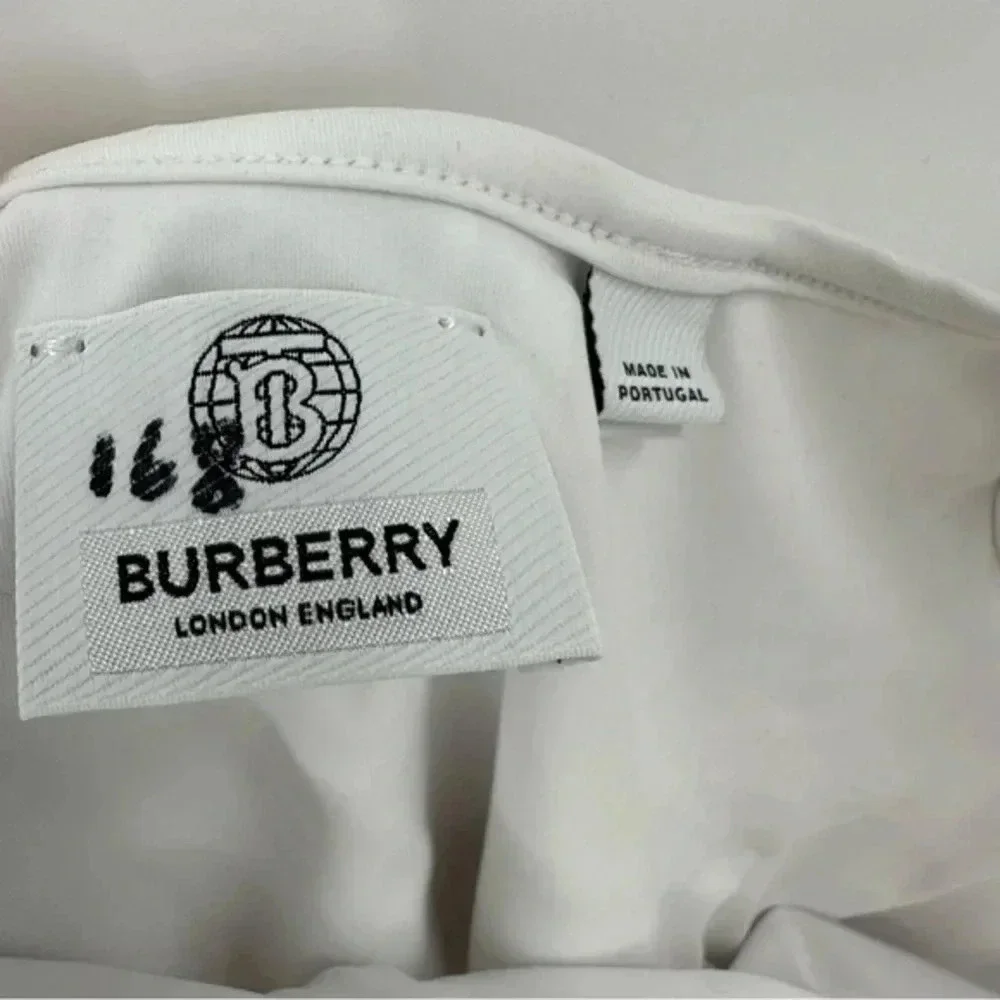 Burberry white one piece swimsuit B947